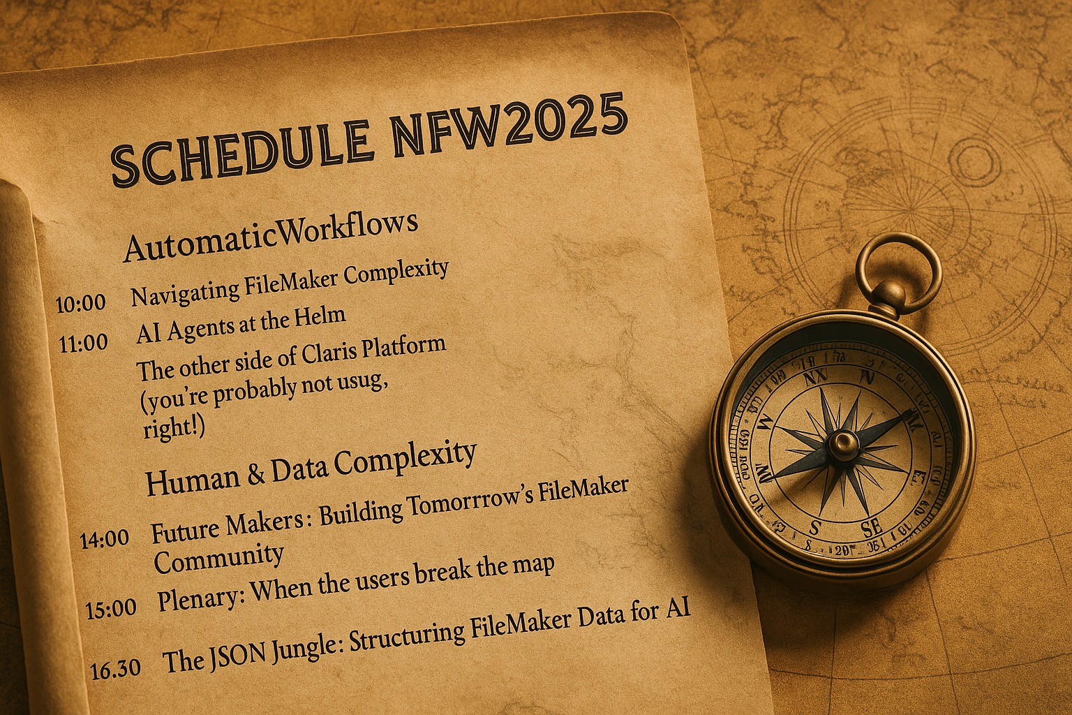 Captain’s diary: the map is real